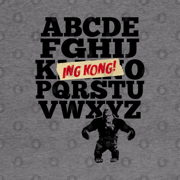 KING KONG 1933 - Kaiju alphabet by ROBZILLA